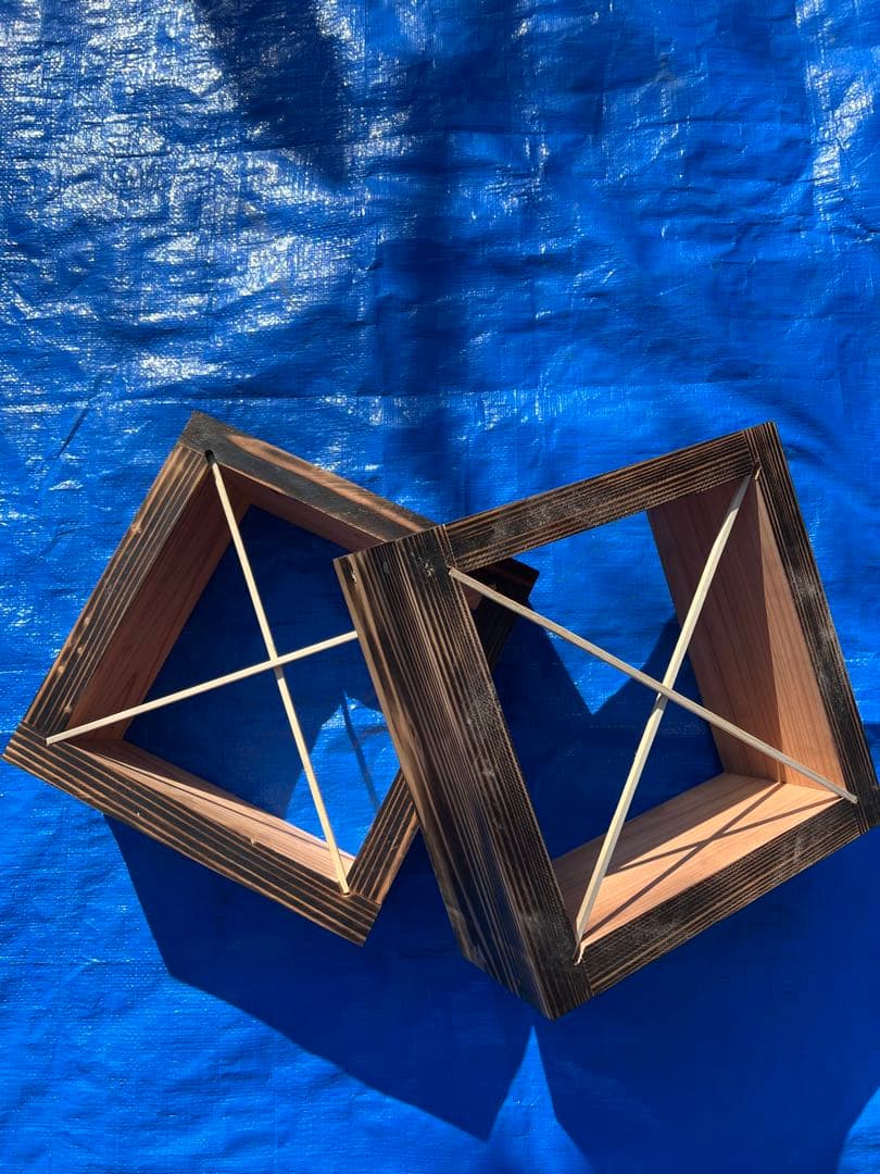 ニホンミツバチ 重箱式巣箱 営巣用巣箱5段 板厚3cm - メルカリ