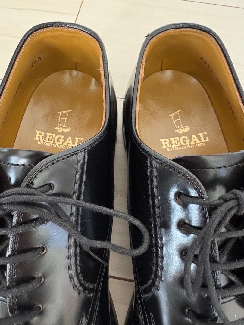 【26.5cn】超美品 リーガル 2504 プレーントゥ フォーマル シューズ