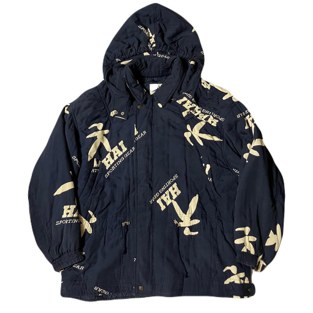 HAI SPORTING GEAR 中綿ブルゾン 総柄 イッセイミヤケ - メルカリ
