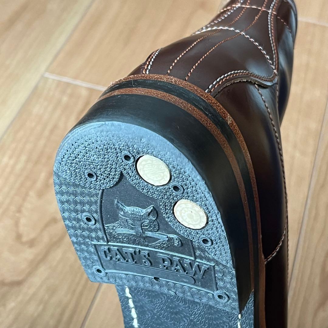 新品同様】ロン・ウルフLONEWOLF ワイヤーマンブーツ サイズ9 ブラウン