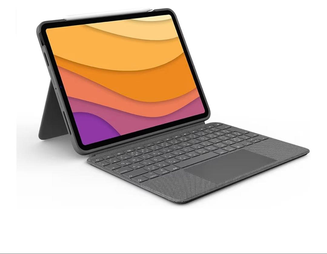 Logicool iPad Air 10.9インチ キーボードケース 13インチiPad AirとiPad Pro用Logicool Flip Folio Keyboard Case