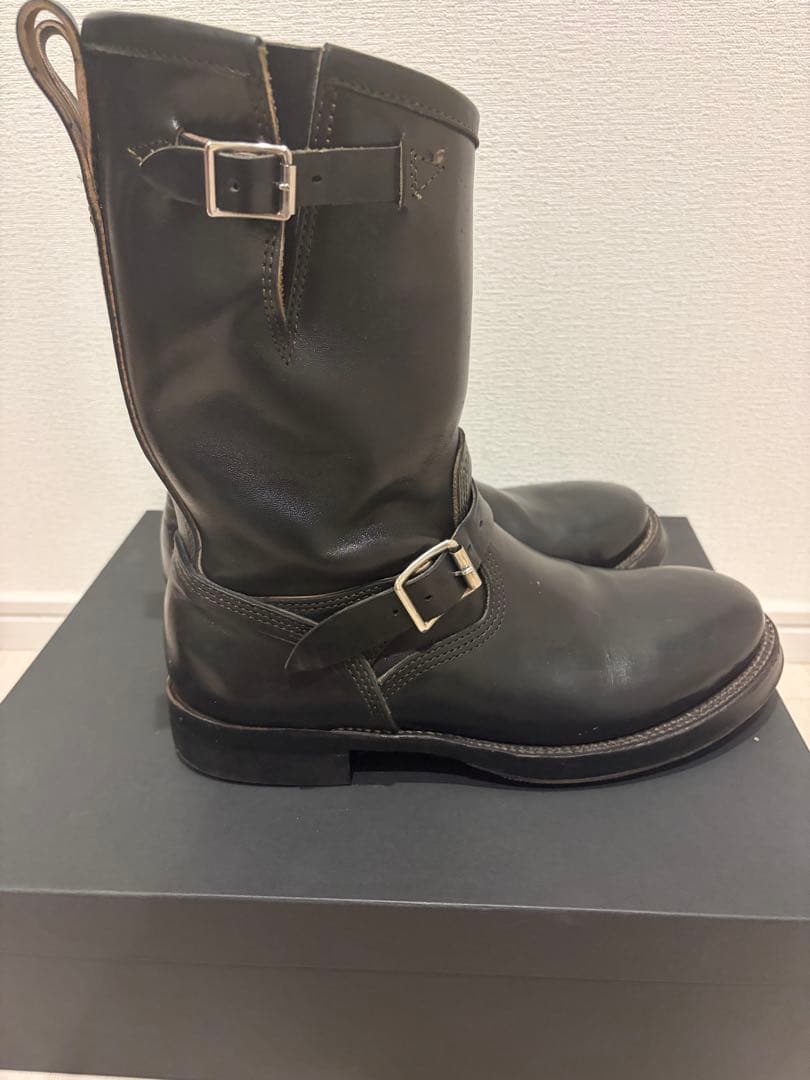 美品　メイカーズ　guidiホースバット エンジニアブーツ　9.5E ブラック