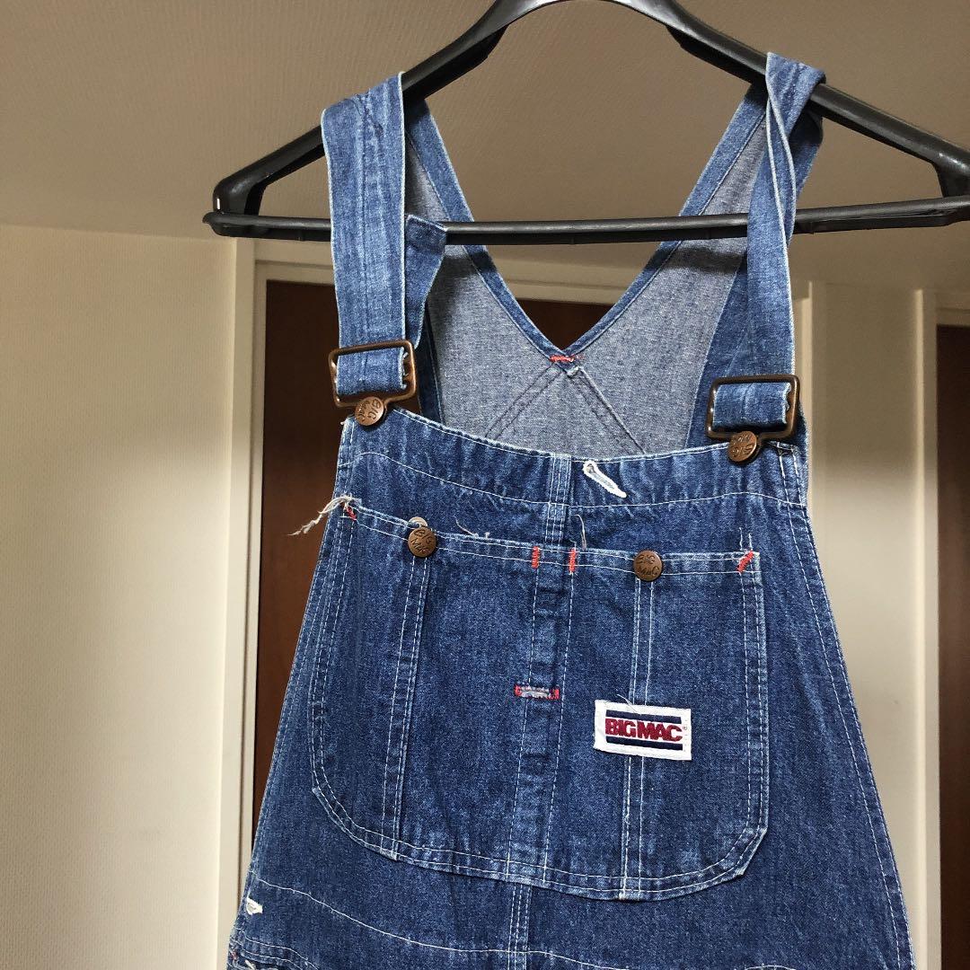 ビックマック・オーバーオール サロペット デニム ビッグマック オーバーオール BIG-018 BIGMAC メンズ レディース