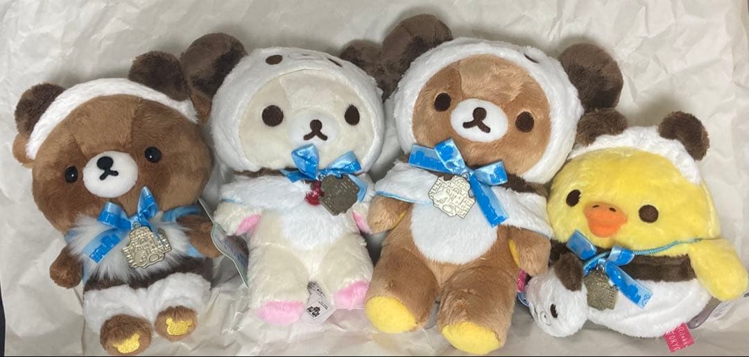 パンダ ぬいぐるみ　リラックマ　コリラックマ　キイロイトリ　チャイロイコグマ San-X（サンエックス） リラックマ ぬいぐるみ コリラックマ お空の