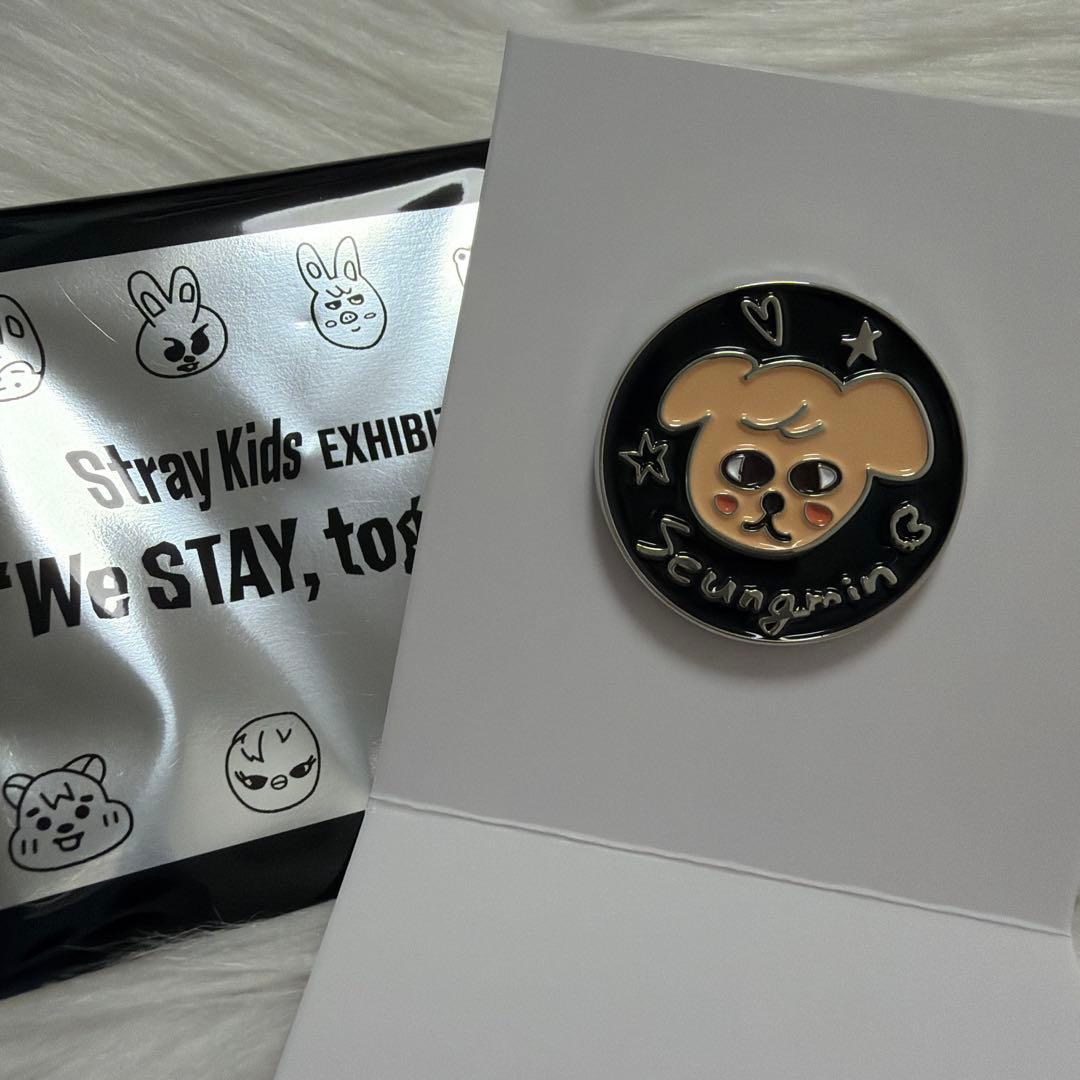 スキズ 展覧会 スンミン パピーム ランダムピンバッチ 展示会 - メルカリ