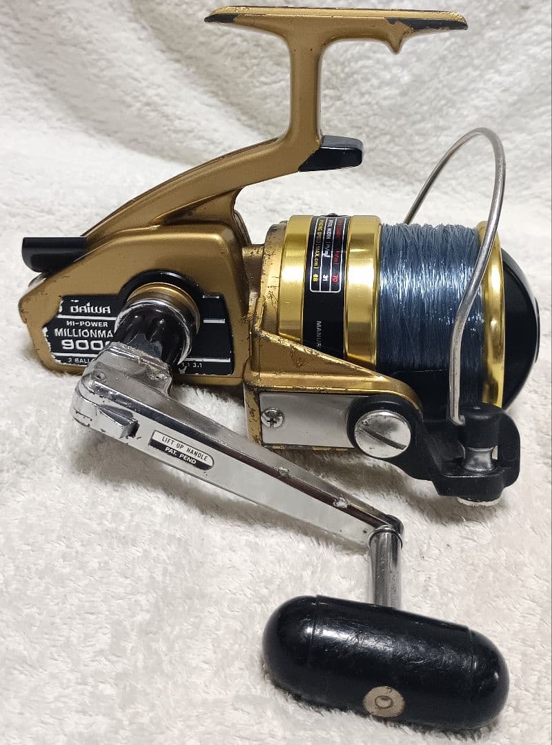 ダイワミリオンマックス9000超大型スピニングリール！飲ませ釣りに