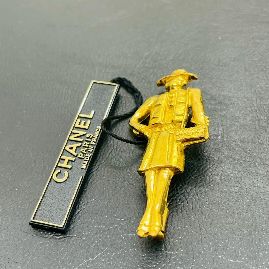 【mh/11.23/30】シャネル CHANELマドモアゼルモチーフ ブローチ