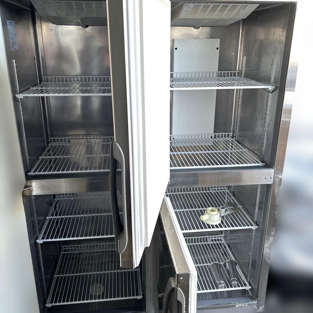 7065 2018年製 100V 縦型 4ドア 業務用冷凍冷蔵庫 2凍2蔵 - メルカリ