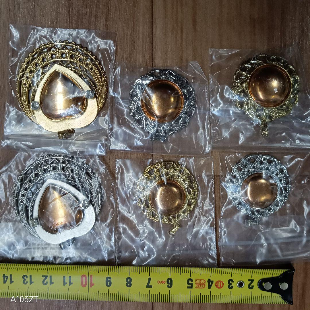 未使用品 七宝焼 材料 ブローチ ペダントトップ 210個 まとめて 2.3kg