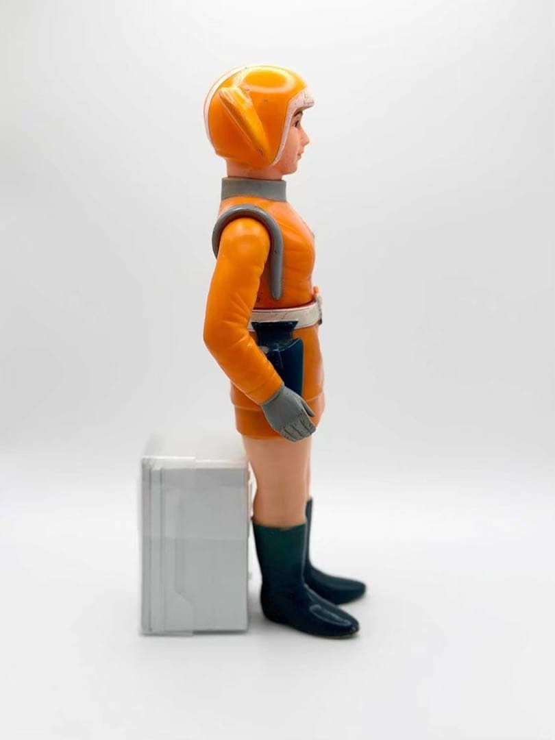 トリプルファイター SAT女性隊員 ソフビ ブルマァク 当時物 昭和レトロ