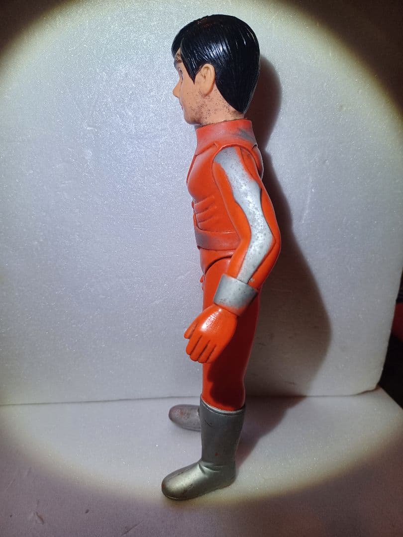昭和購入物)ファイヤーマン（約27㎝）面なし ソフビ - メルカリ