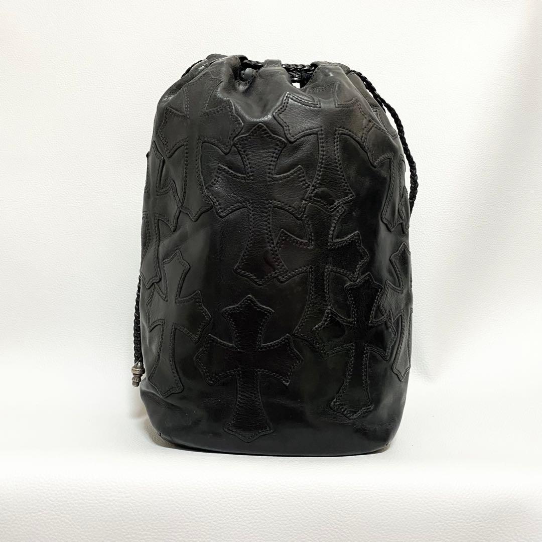 M☆A様専用❤️クロムハーツ❤️巾着バッグ ポーチ レザー 925 - メルカリ