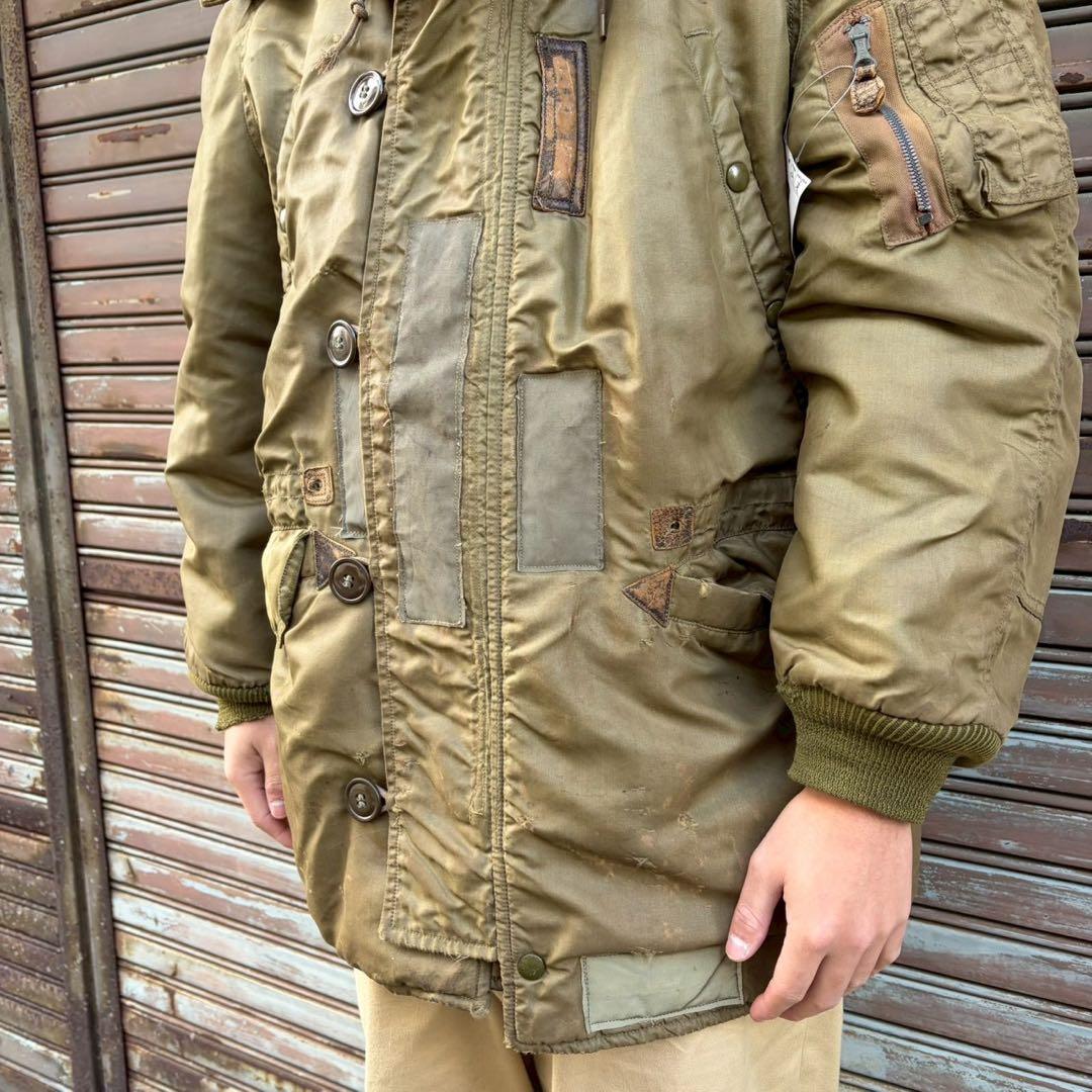 40s 陸軍航空隊 米軍実物 USAF オリジナル N-3 パーカー フライト