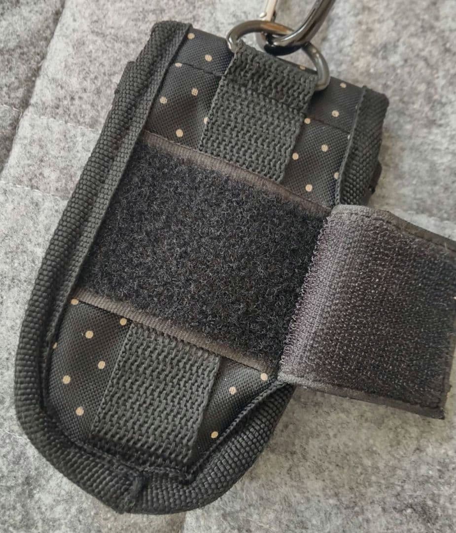 希少】HEAD PORTER ヘッドポーター◇廃盤品 ドット柄マルチポーチ 黒