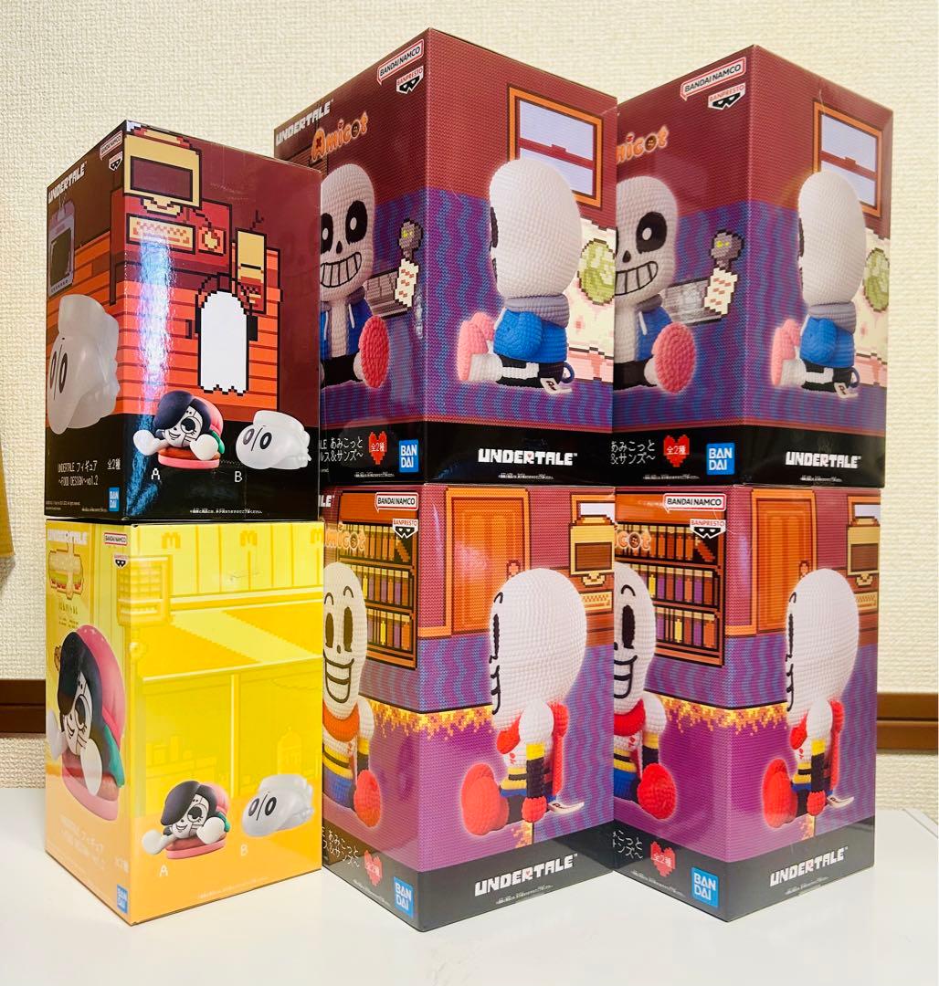 UNDERTALE プライズフィギュア あみこっと FOOD DESIGN 6点 - メルカリ