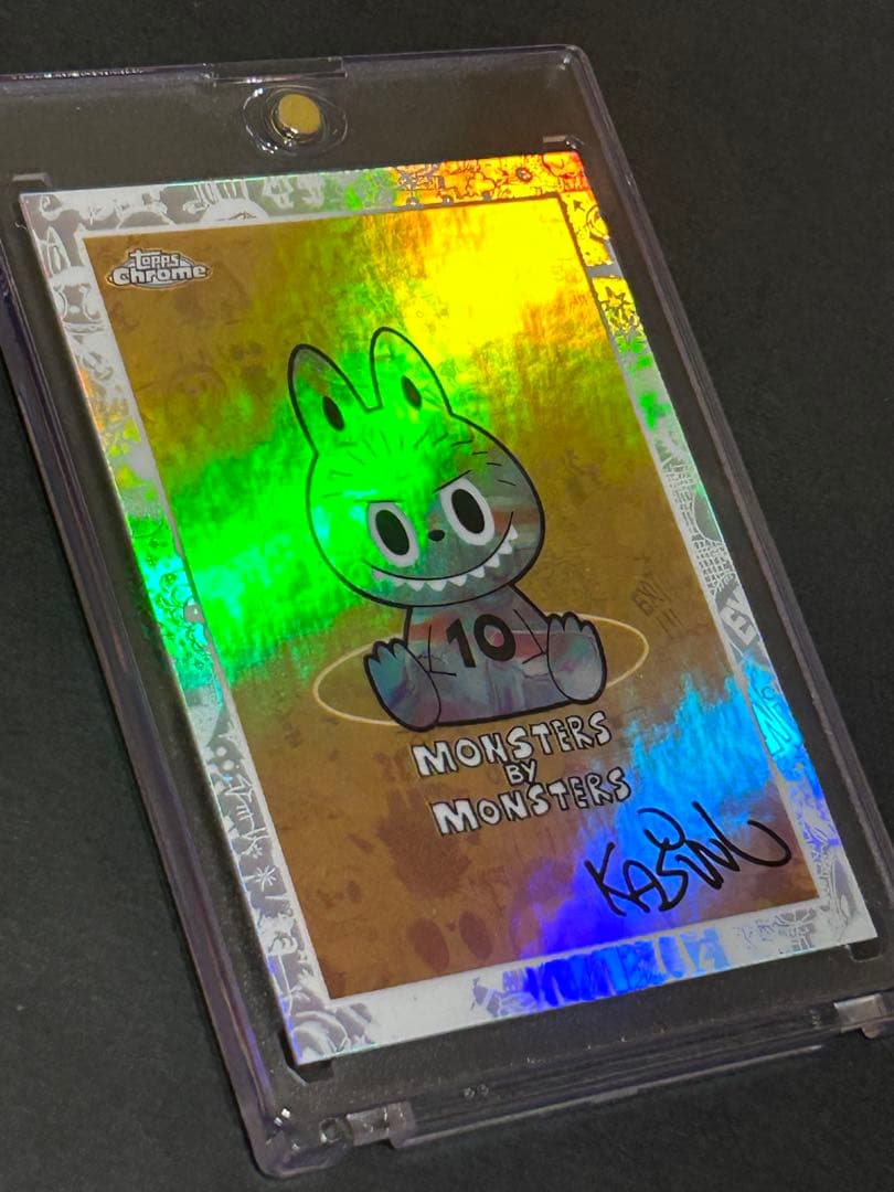 2025 Topps Chrome Labubu ラブブ 箔 サイン ブラック - メルカリ