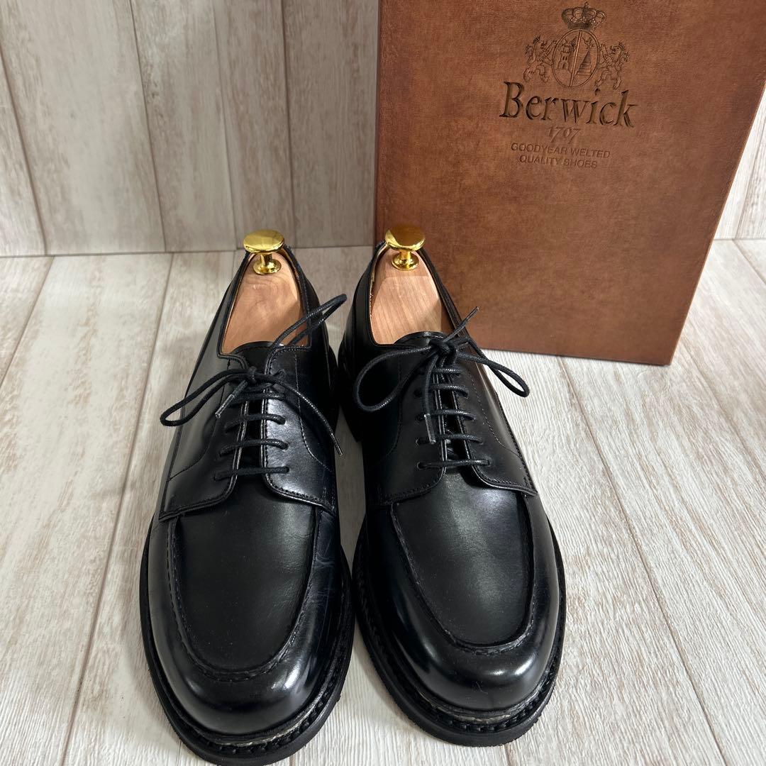 Berwick バーウィック 4477BCVI ブラック Uチップ レザー - メルカリ