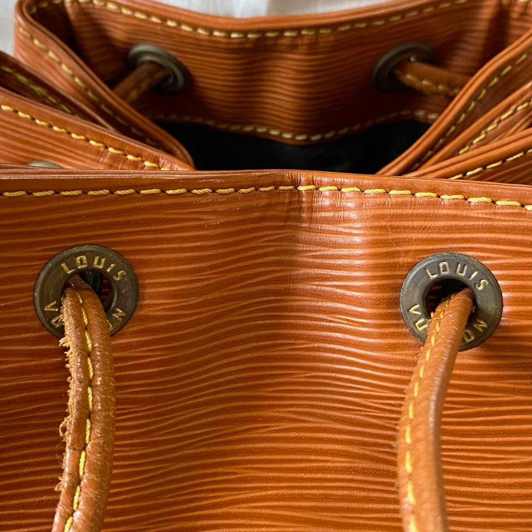 LOUIS VUITTON ルイヴィトン プチノエ エピ ブラウン 巾着バッグ