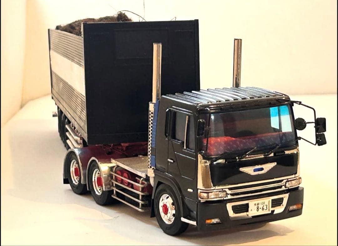 アオシマ デコトラ プラモデル トレーラー プロフィア 日野 テラヴィ