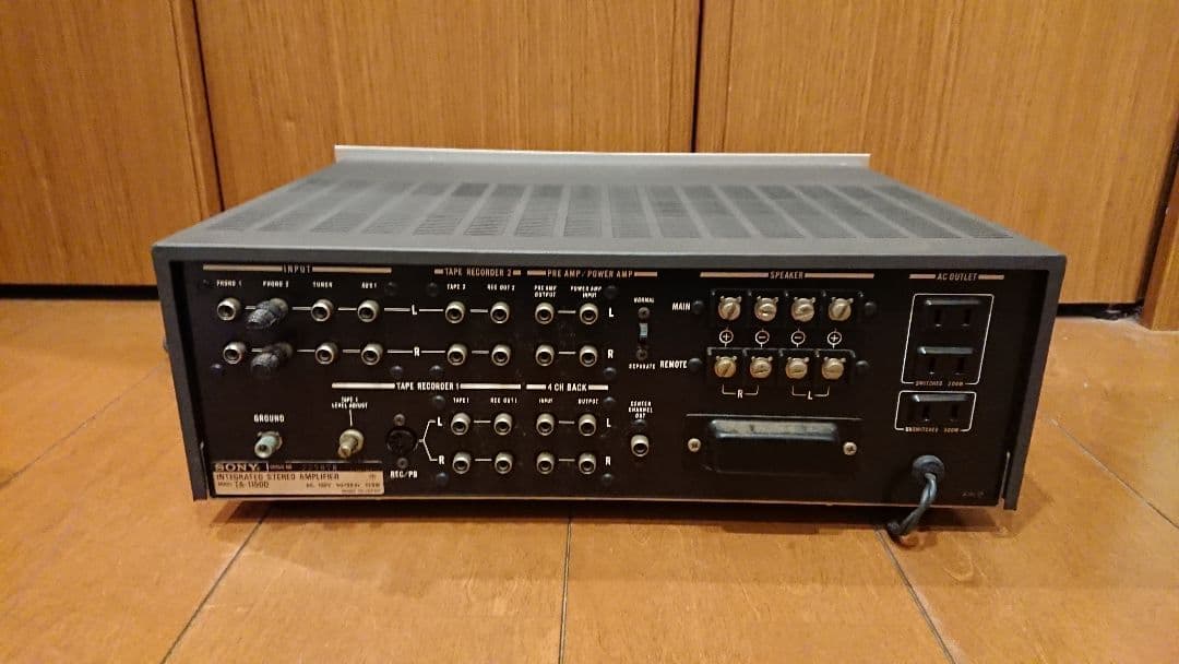 稀少 外箱 説明書付 プリ・メインアンプ SONY TA-1150D - メルカリ