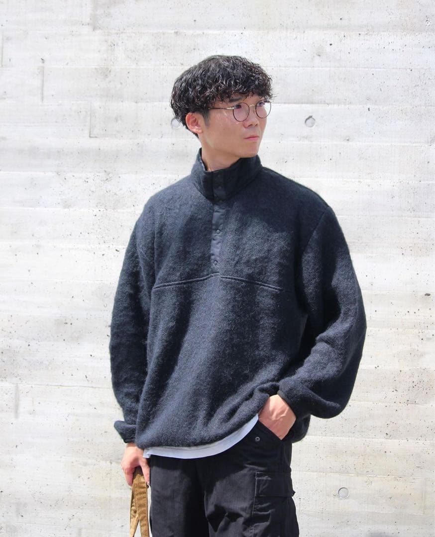 超 安いファッション - ナナミカ プルオーバーセーター SUJF278 黒