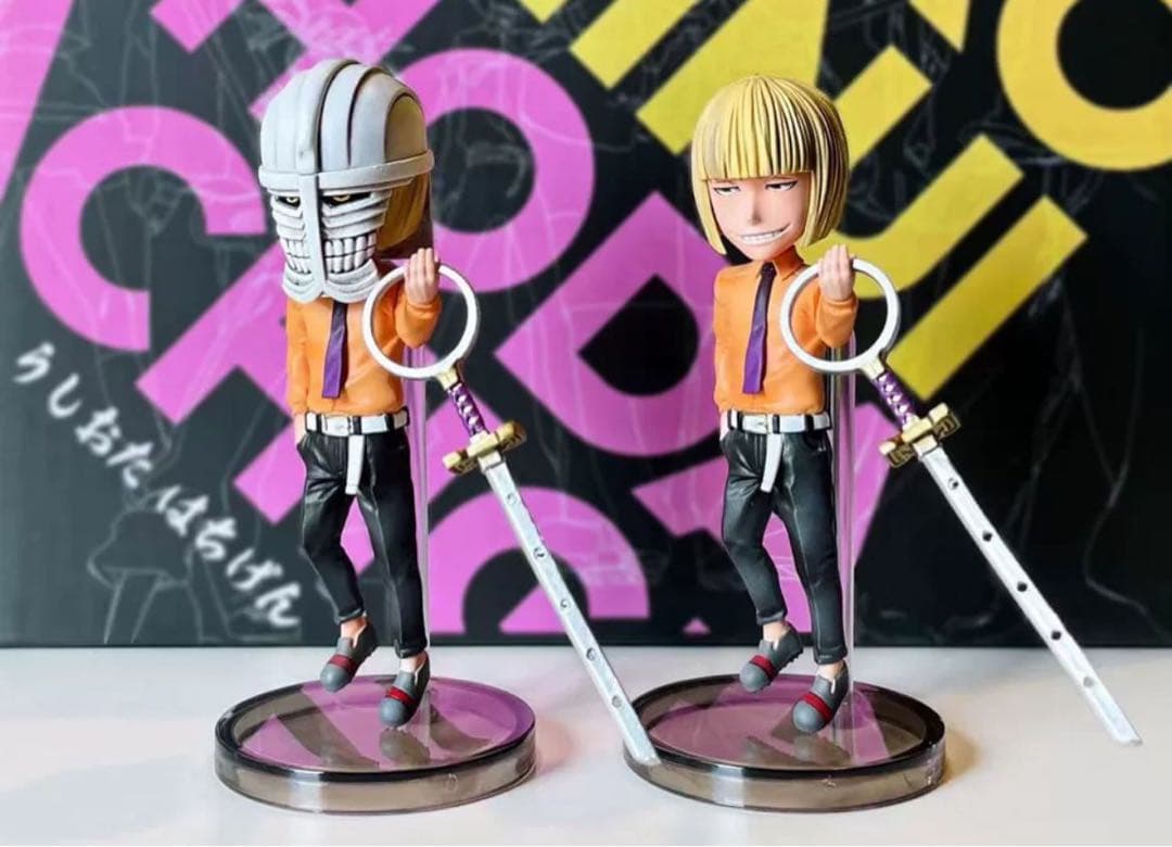 BLEACH 有昭田鉢玄 平子真子ガレージキット スタチュー①塗装済み完成