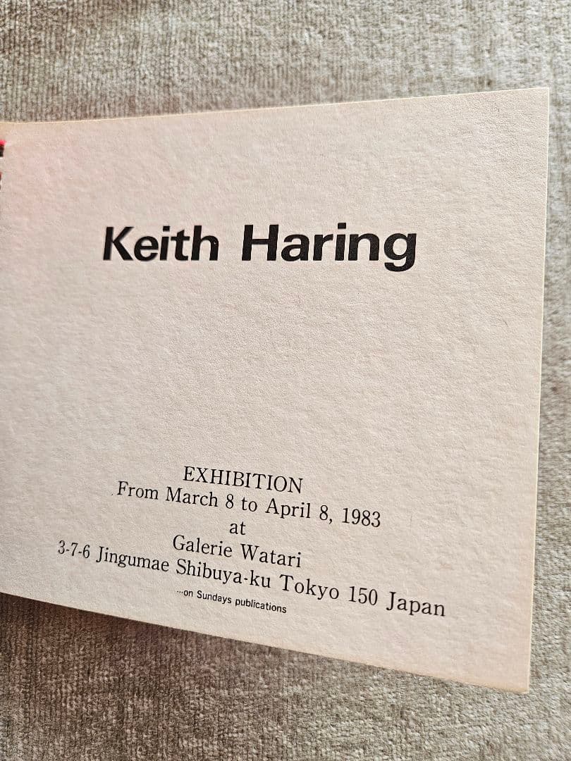 希少カタログ1983 Keith Haring 12-STICKER - メルカリ