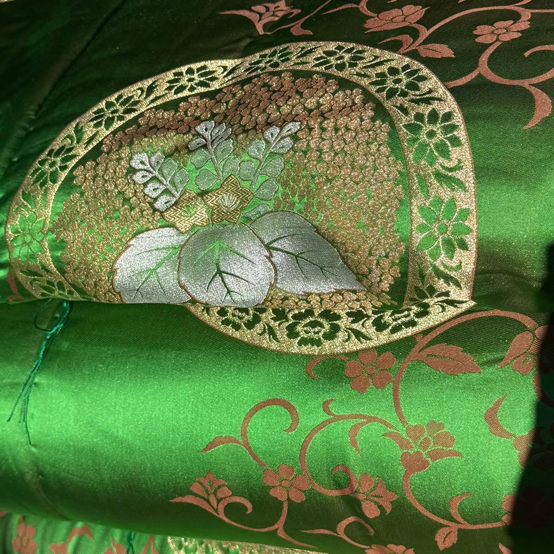 K様へ感謝お嫁入‼️干したてふかふか‼️FUTON蔵出婚礼敷きふとん降誕祭色赤緑2枚