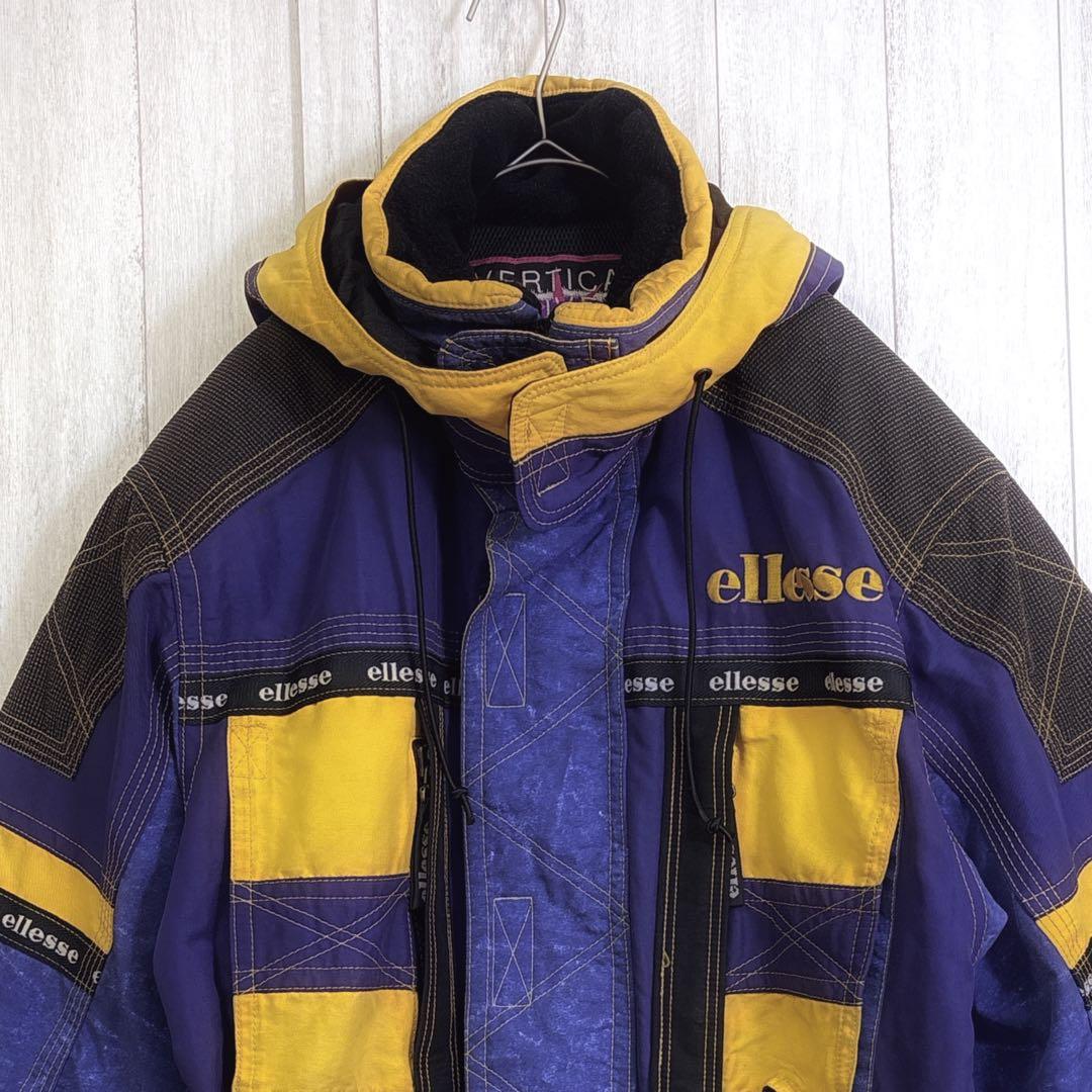 エレッセ スキーウェア メンズM 90s バーティカルダイブ 中綿 日本製