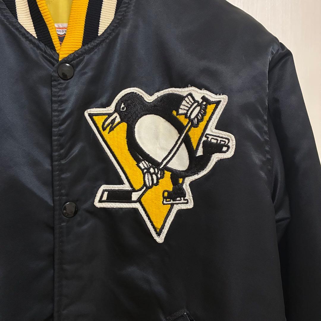 STARTER NHL ナイロンサテンスタジャン USA製 ペンギンズ - メルカリ