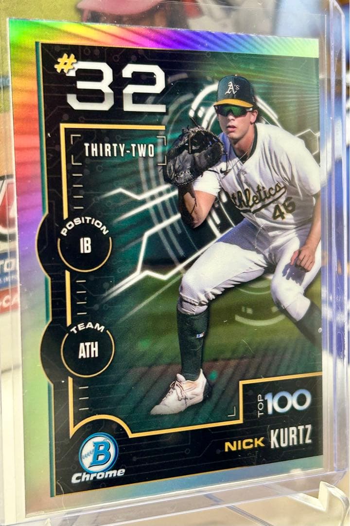 新人王 ニック・カーツ インサート Bowman 2025 Topps - メルカリ
