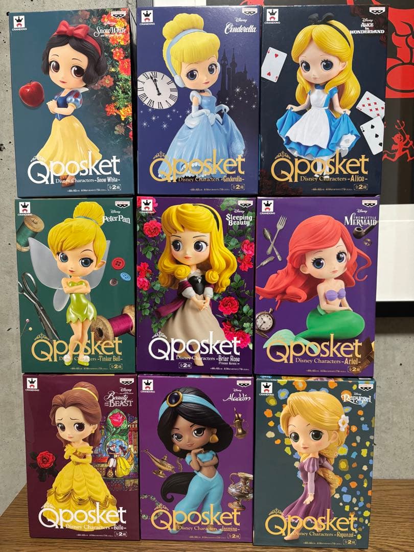 Qposket ディズニー プリンセス 9体セット - メルカリ