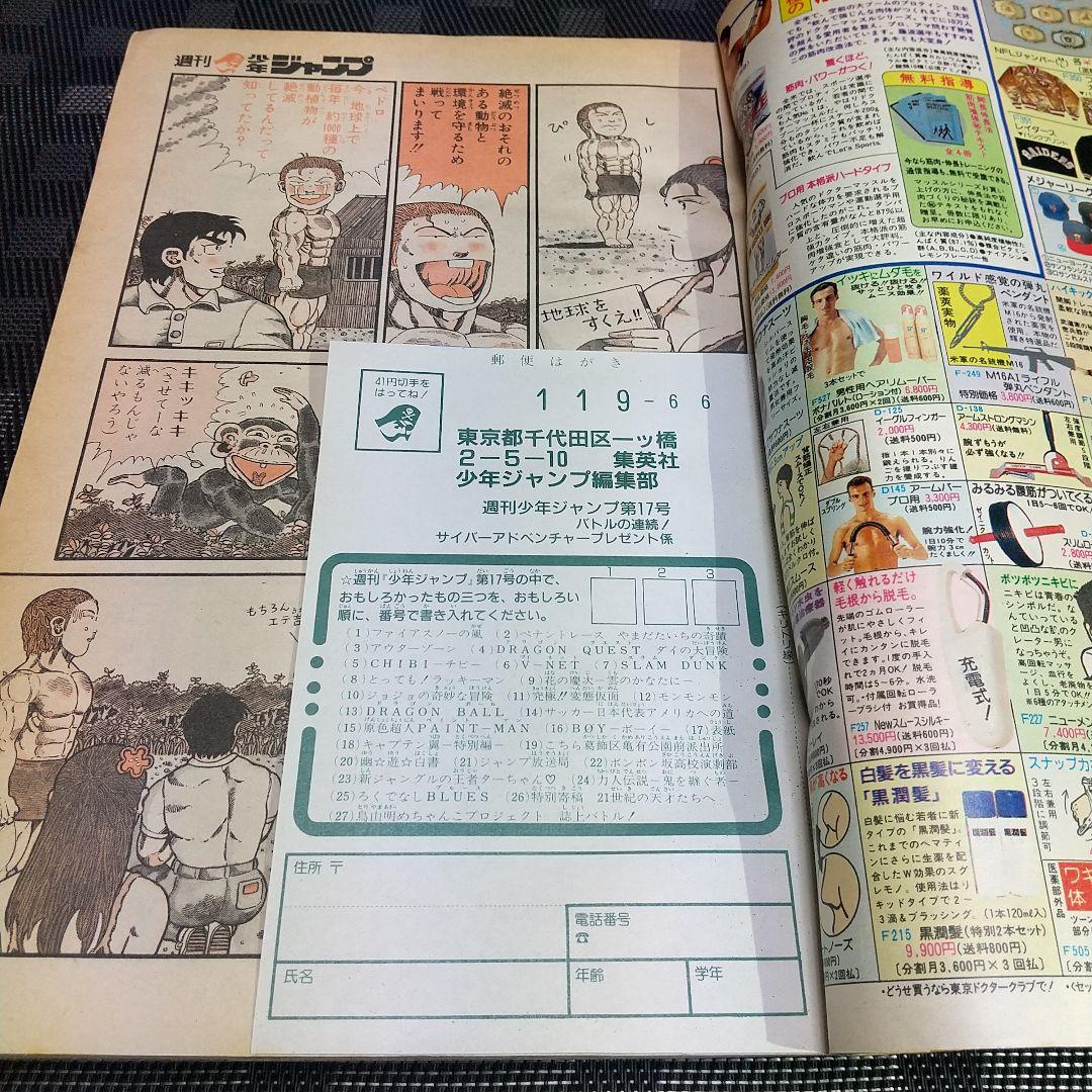 週刊少年ジャンプ 1993年17号※ドラゴンボール表紙※ターちゃん巻頭