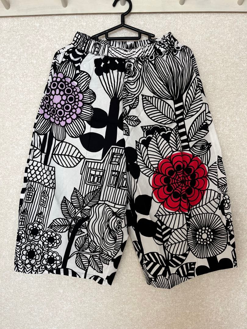 JUNYA WATANABE ×マリメッコ　花柄ガウチョパンツ 中古・古着通販】JUNYA WATANABE COMME des GARCONS ((ジュンヤ