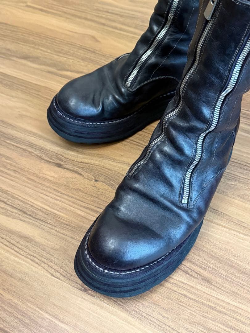 GUIDI 525V-Matrix ダブルジップブーツ 41 - メルカリ