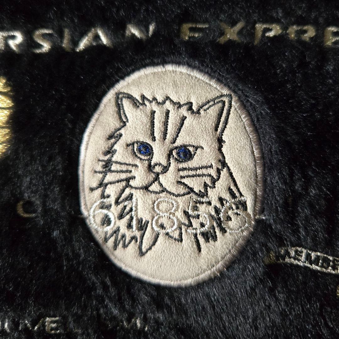 ミュベール MUVEIL スウェット 猫 トレーナー 黒 ブラック 長袖 ネコ