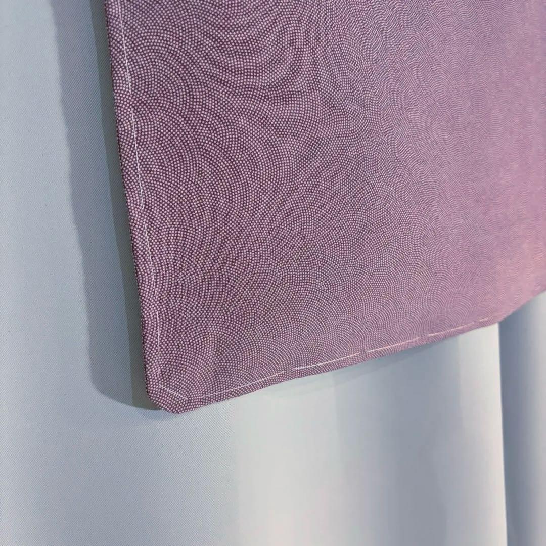 正絹 鮫小紋 江戸小紋 袷 作家 しつけ 未着用 紋付 フルセット フ9996