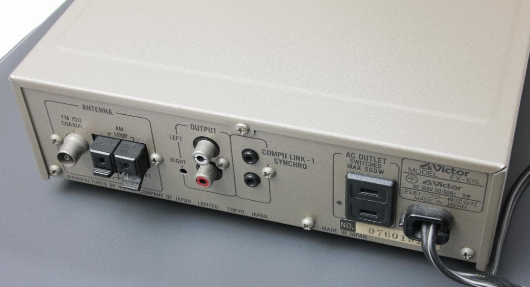 ビクター FX-105 タイマー内蔵FM/AMチューナー