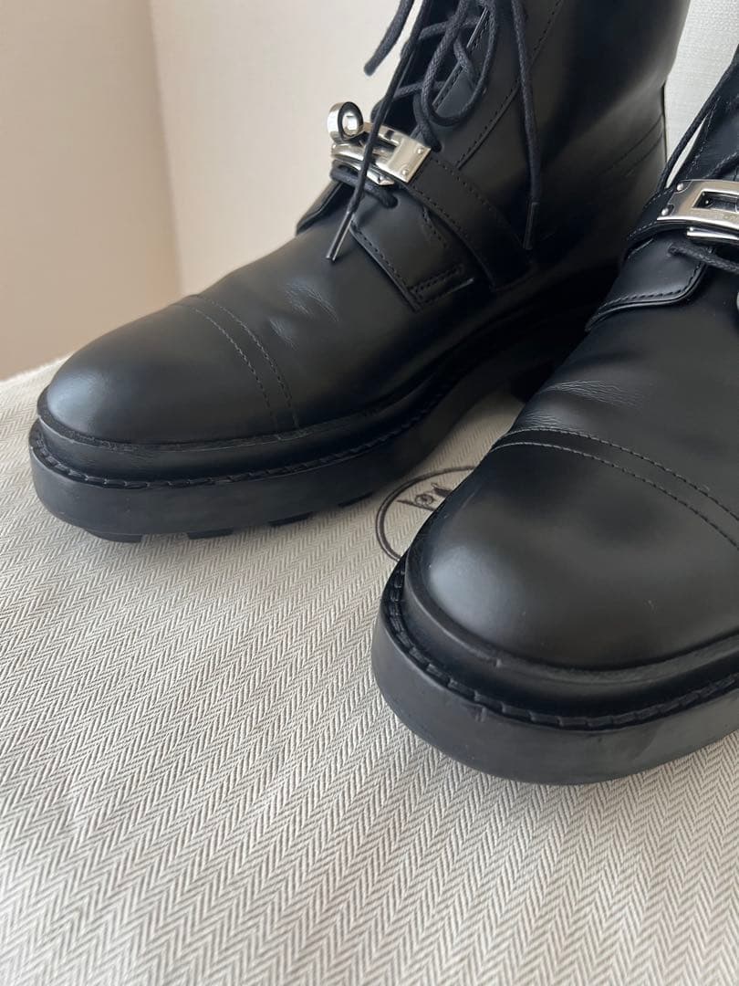 【美品】HERMES エルメス　ショートブーツ　《ファンク》　36.5