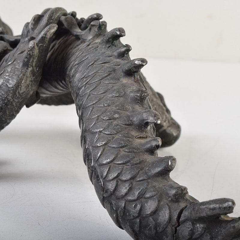 オベサス様専用 時代金工 古銅鍍金 龍 置物 重さ約4kg D R9340H - メルカリ