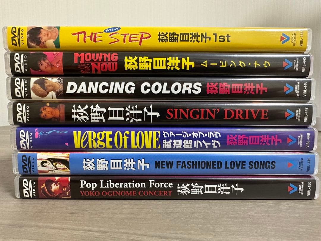 美品！お得！完全連続セット！】荻野目洋子 DVDx完全連続7枚！