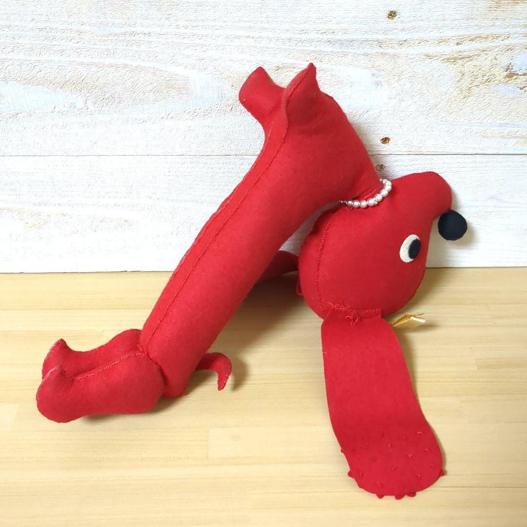 昭和レトロ フェルト 犬のぬいぐるみ2点セット - メルカリ