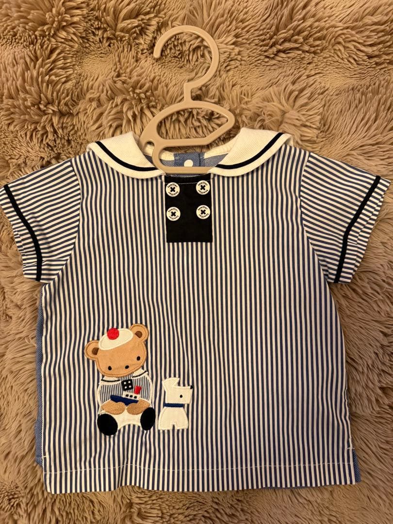 ファミリア familiar セーラートップス - メルカリ