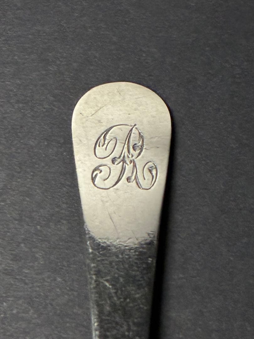 1809年 英国アンティーク 純銀ティースプーンスターリングシルバー