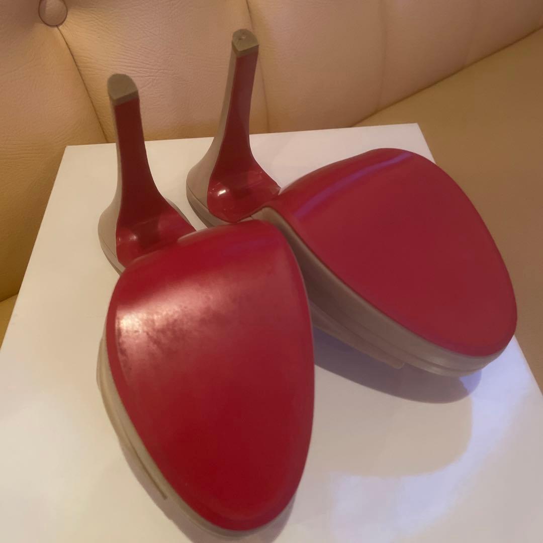 peace 様専用【箱付き美品】COMEX ベージュ ハイヒール サンダル