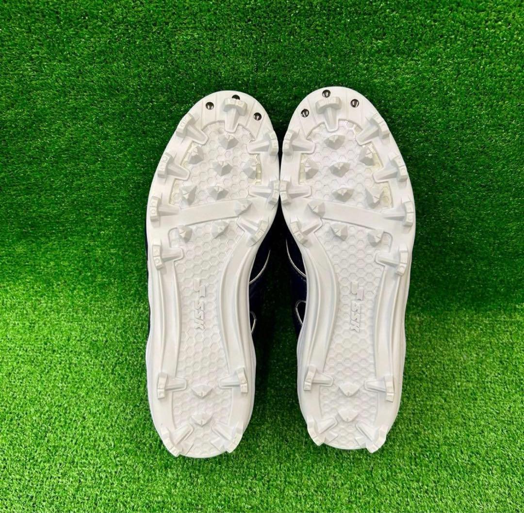 SSK スパイク　ブロックソー　ネイビー×シルバー　25.5cm