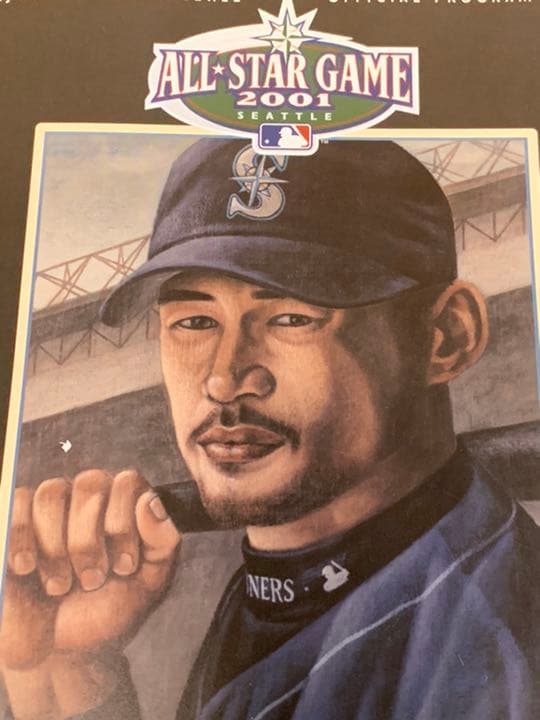 イチロー バブルヘッド パブルヘッド 大リーグ1年目オールスターパンフ付き