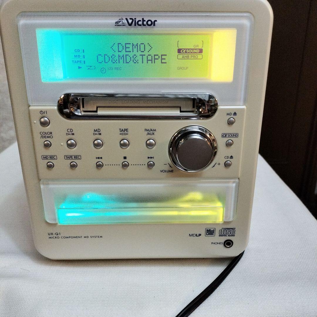 けいたろう様専用 Victor UX-Q1 CD・MD・カセットデッキ