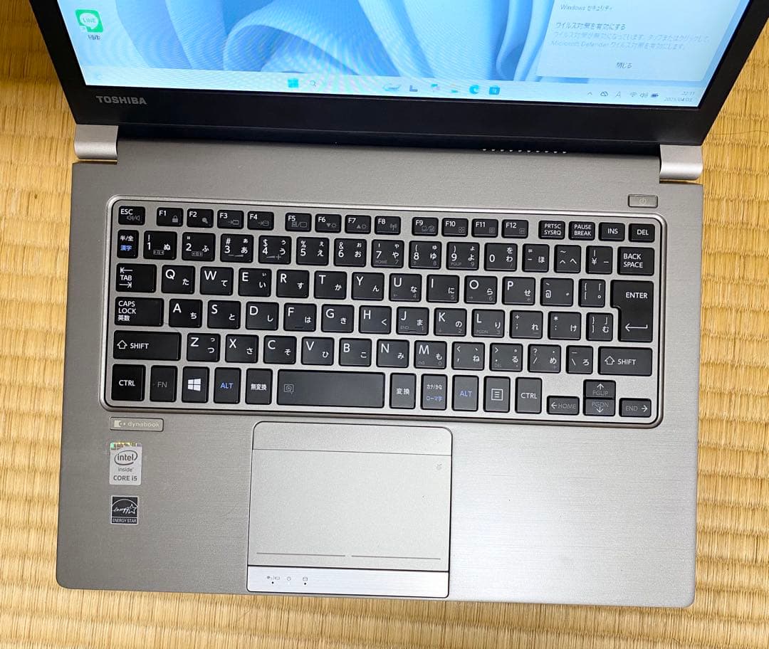 Dynabook/高速SSD128GB/R63/win11/8GB/Office