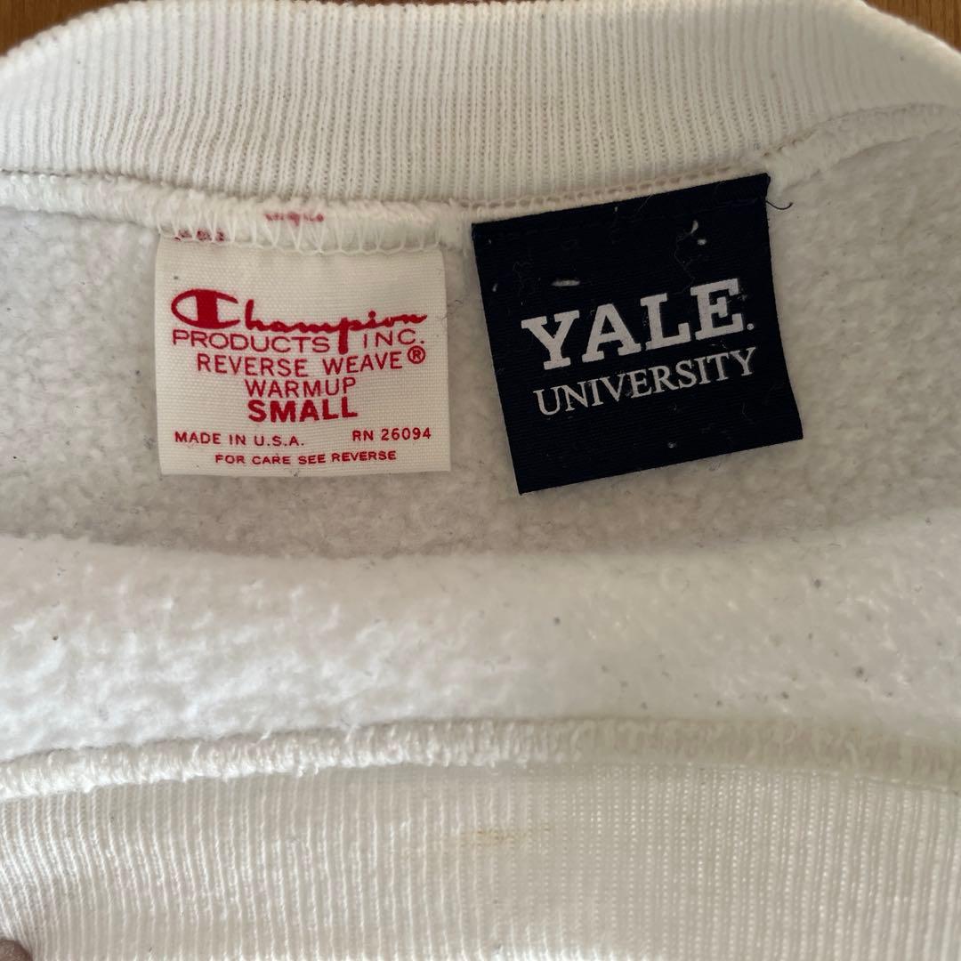 アメリカ製 チャンピオン 復刻 赤タグ リバースウィーブ YALE Sサイズ